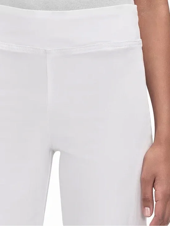 Frame Denim Women's Jetset Crop High Rise Wide-Leg White Cropped Pants NEW - Picture 4 of 8